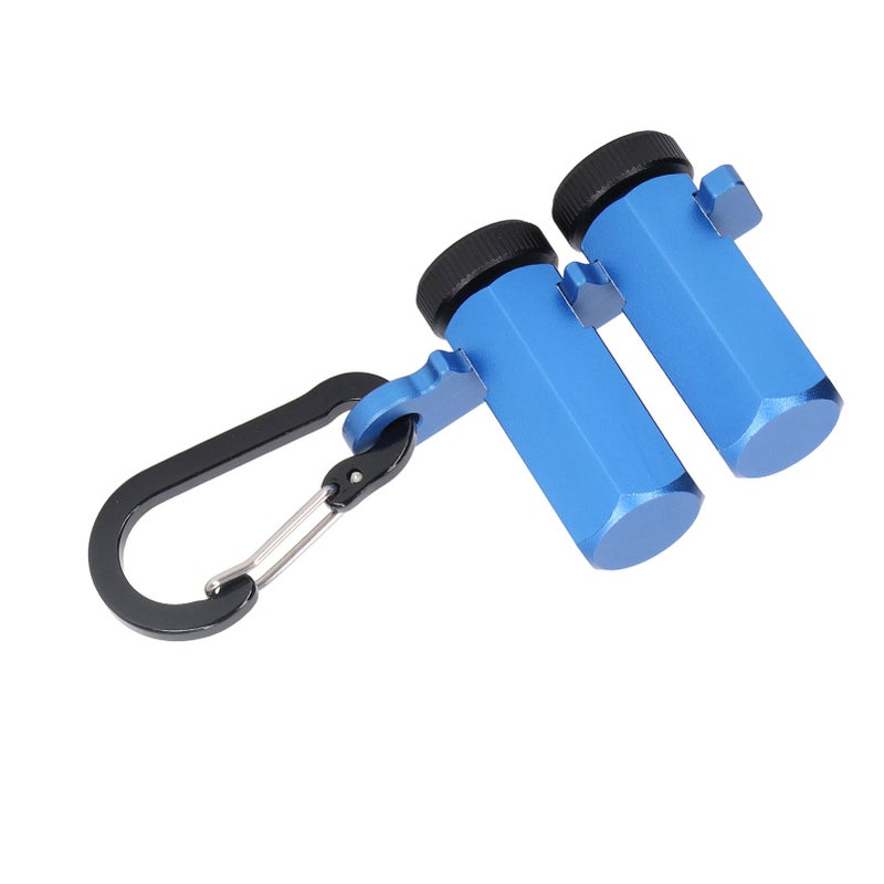 Stair Gauges for Framing Square Tall Stops Attachment Jigs Non Slip with Holder Aluminum Alloy Blue - Image 3