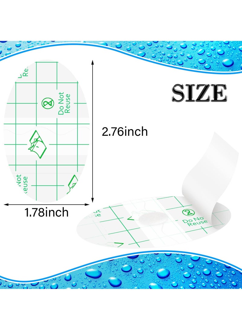 general 60pcs Baby Children Earmuffs for Bathing Waterproof Earplugs Suitable for Swimming Newborn Shower Surfing Snorkeling and Other Water Sports PU Film Waterproof Ear Stickers Swimming Washing Ears Waterproof - Image 2