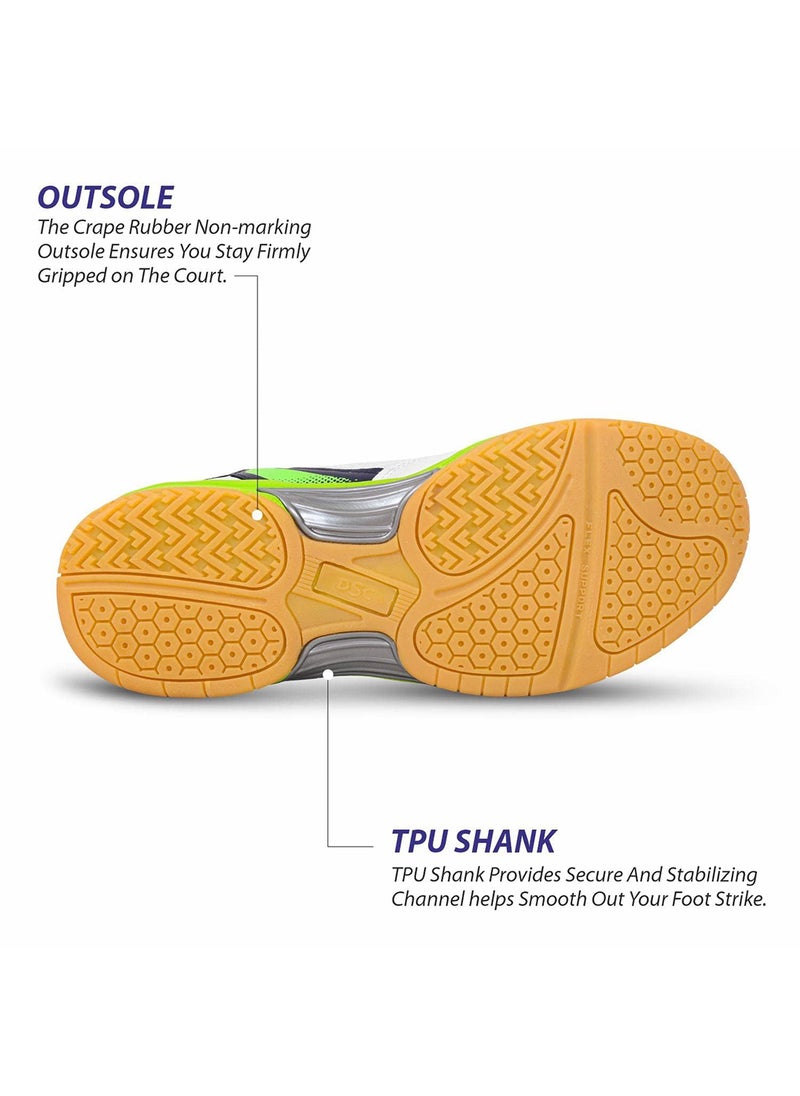 DSC Court 44 Badminton Shoes | For Men and Boys | With Natural Crape Rubber Non Marking Outsole  - Image 5
