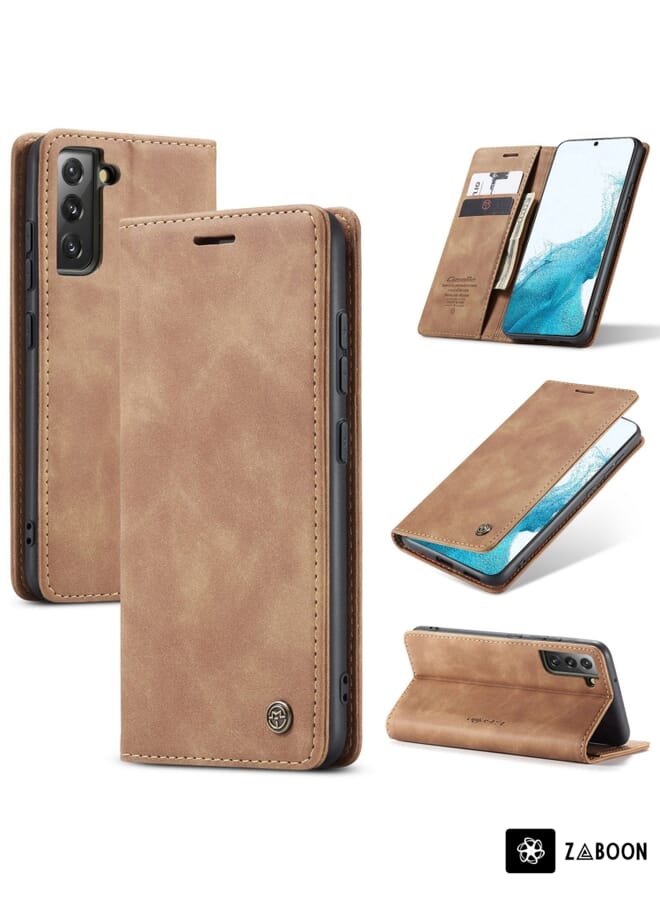 Zaboon Protective Case For Samsung Galaxy S22+ CaseMe 013 Multifunctional Horizontal Flip Leather - Image 1