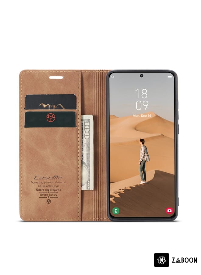 Zaboon Protective Case For Samsung Galaxy S22+ CaseMe 013 Multifunctional Horizontal Flip Leather - Image 4