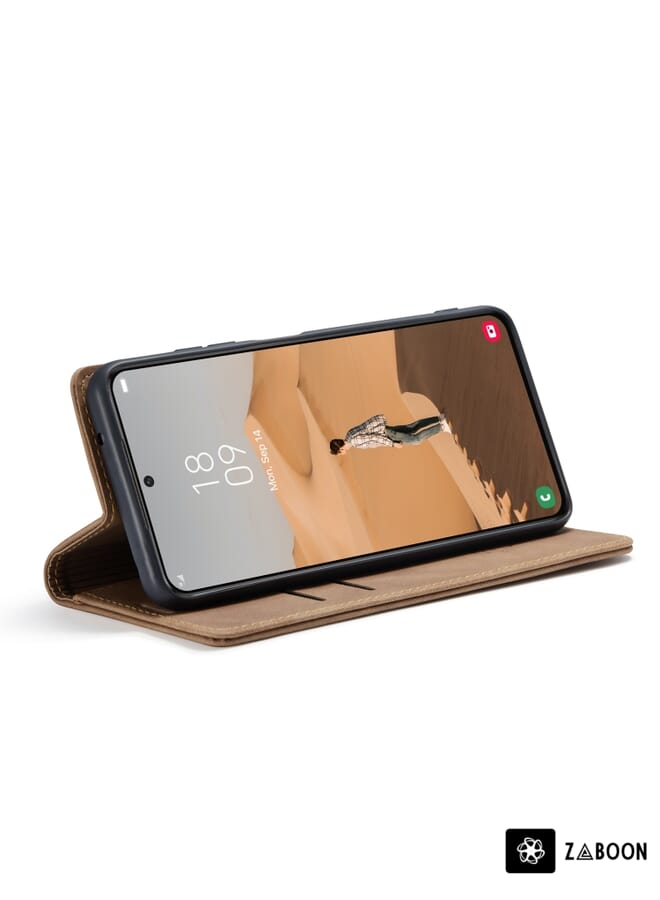 Zaboon Protective Case For Samsung Galaxy S22+ CaseMe 013 Multifunctional Horizontal Flip Leather - Image 5