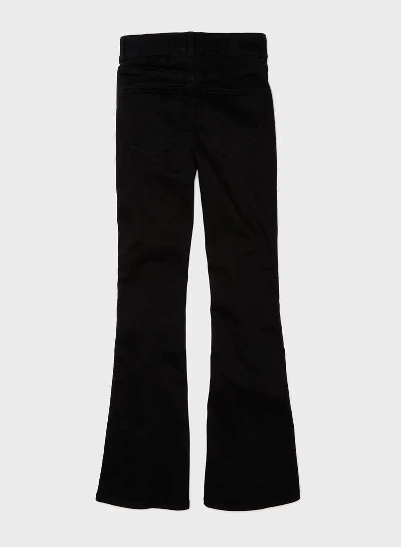 امريكان ايجل High Waist Straight Fit  Flared Jeans