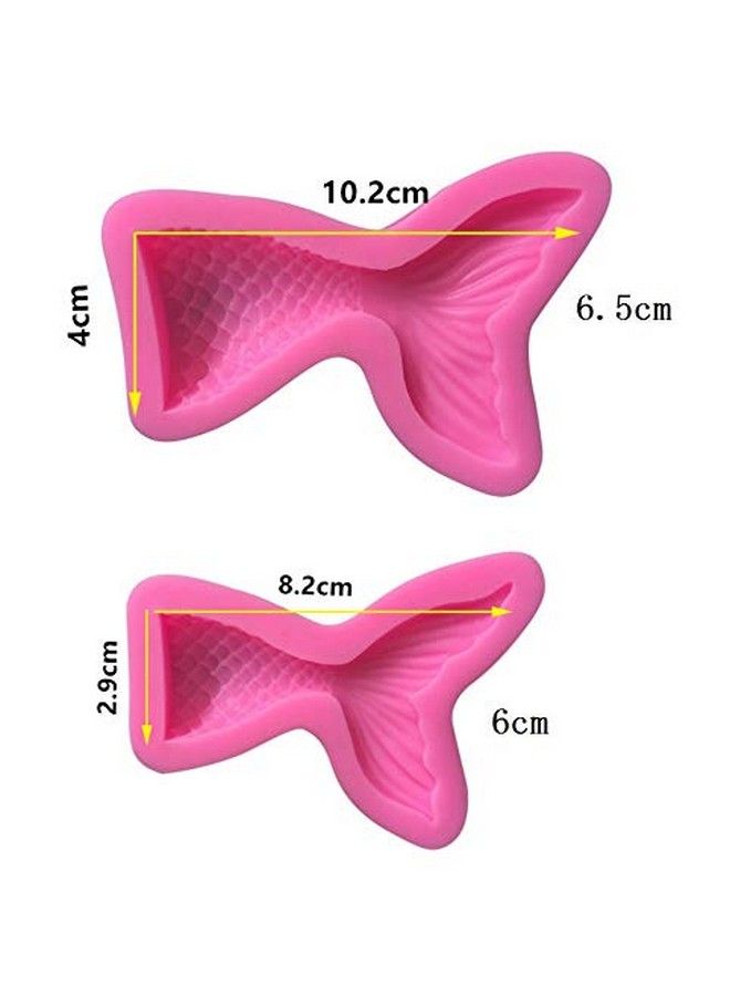 SUNKOOL Silicone Mermaid Tail Fondant Soap Molds Seashell Sea Shell Starfish Chocolate Candy Sugarcraft Cake Decorating Polymer Clay Mold Tools - Image 4