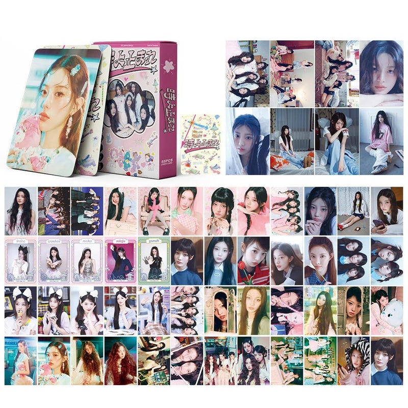 sunlelekz ILLIT Japan 1st Single Album "Toki Yo Tomare" Lomo Cards - 55PCS Photocards Set for ILLIT Fandom, Kpop Merch with Official Concept Photos - Image 2