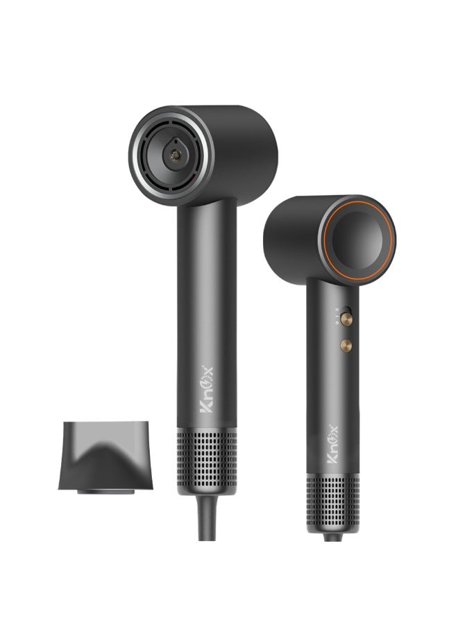 Knox Powering Generations Knox AuraDry Ai Smart Heat Control, High-Speed Hair Dryer 110,000 RPM, 200 Millions Negative Ions for Frizz-Free Shine, 5 Temp Modes & 2 Speeds., Low Noise, Lightweight, Quick Drying with 360° Nozzle - Image 1