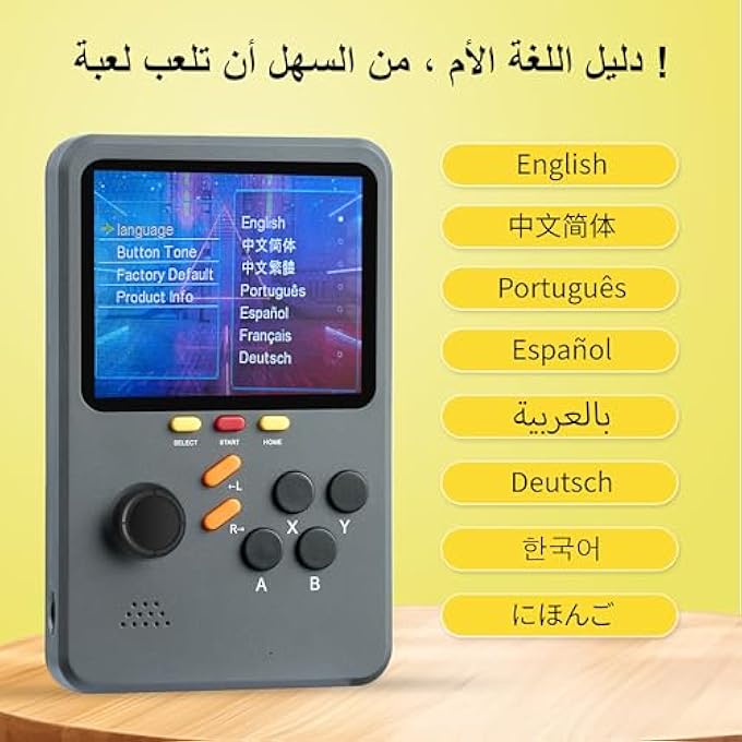 Q2 HANDHELD GAMES DEVICE,SUPPORTS 10 EMULATOR,10000+ FUN RETRO GAMES PRELOADED,64GB TF CARD,3.0"HD SCREEN,POCKET GAMER GIFTS FOR TEEN ADULT (SIMPLE WHITE) - Image 5