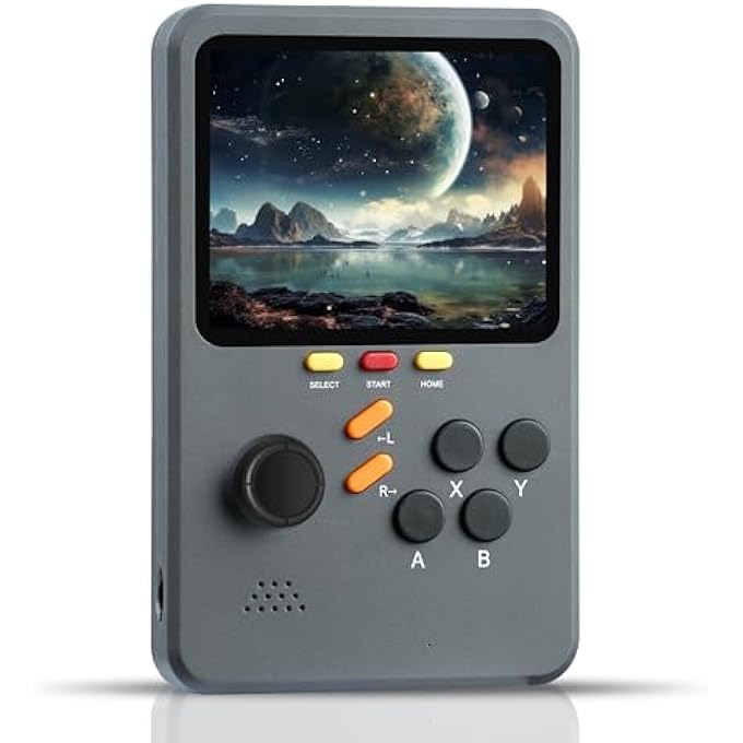 Q2 HANDHELD GAMES DEVICE,SUPPORTS 10 EMULATOR,10000+ FUN RETRO GAMES PRELOADED,64GB TF CARD,3.0"HD SCREEN,POCKET GAMER GIFTS FOR TEEN ADULT (SIMPLE WHITE) - Image 1