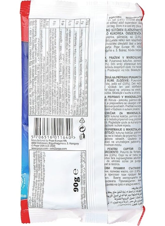 Popz Salt Microwave Popcorn - 90 gm - Image 2