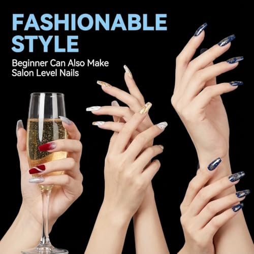 TOMICCA Medium Coffin Nail Tips 240Pcs Half Matte Nail Tips 15 Sizes Gel Nail Extension Tips Set Full Cover Pre Shaped Acrylic Fake False Nails for Beginner and Professional DIY Nail Salon - Image 3