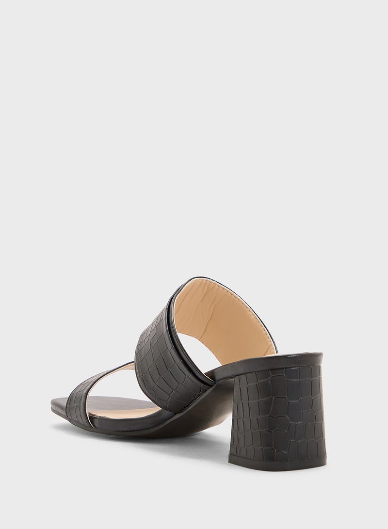 BR Double Strap Heeled Sandal  - Image 3