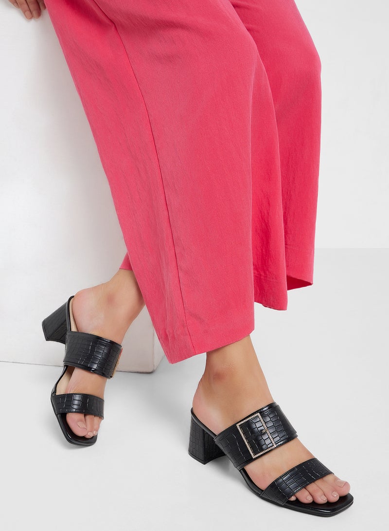BR Double Strap Heeled Sandal  - Image 5