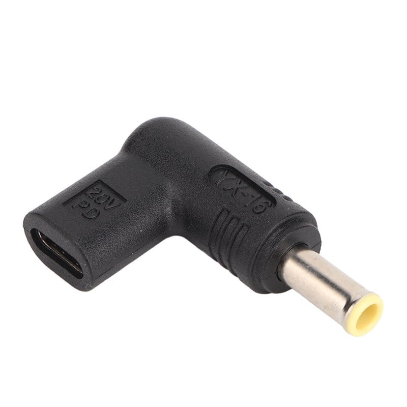 USB C to DC Power Adapter 5.5x3.0mm 100W PD Emulator Trigger 90 Degree - Efficient Charging Type C Female to 5.5x3.0mm DC Adapter for 18.5-20V Laptops - Image 1