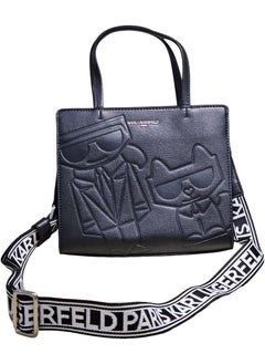 Karl Lagerfeld Paris Karl Lagerfeld Maybelle Leather Satchel  - Image 3