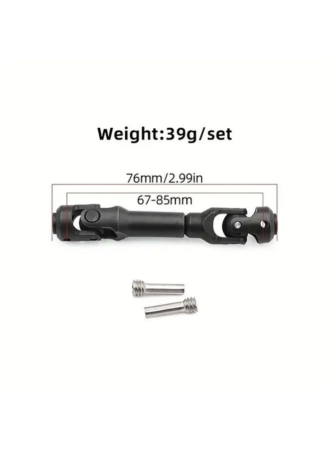 97 137mm Axial SCX10 D90 TRX4 90046 Metal Flower Key Drive Shaft for Simulation Crawler - Image 5