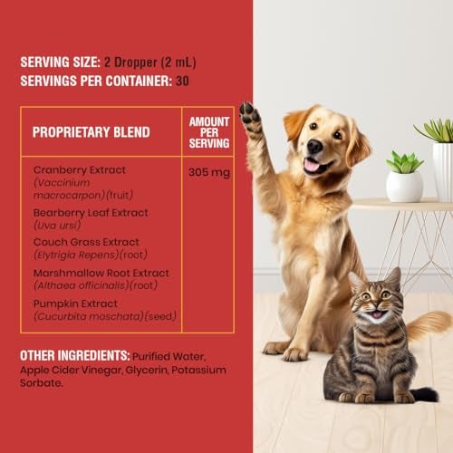Special Breed Urinary Tract Infection Treatment for Cats and Dogs - Cranberry UTI Supplement, Kidney and Bladder Support, 2 oz - Image 5