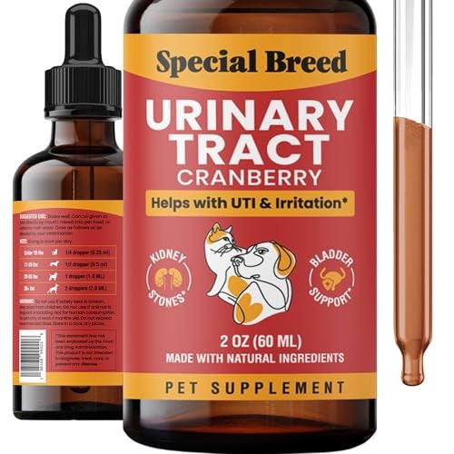 Special Breed Urinary Tract Infection Treatment for Cats and Dogs - Cranberry UTI Supplement, Kidney and Bladder Support, 2 oz - Image 1