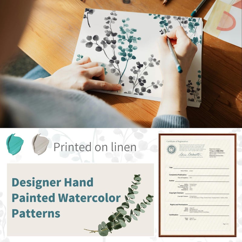 BGment بئسة الستائر المطبخ القصيرة بقطر 36 بوصة بطول 2 لوحات مجموعة بوهو ستائر نصف نافذة الستائر مقهى لغرفة الطعام مزرعة تصميم الحمام تصميم كل 42 بوصة العريضة الفيروزية - Image 4