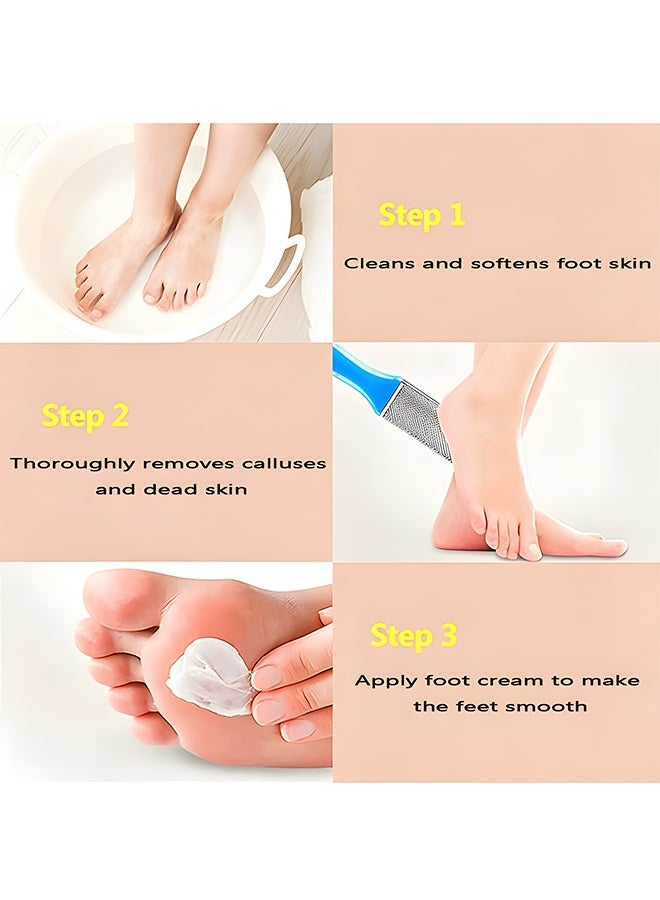 12-in-1 Foot Care Kit, Professional Pedicure Tools Set for Dead Skin, Callus & Cracked Heels, Stainless Steel Foot File, Toenail Clippers, Corn Cutter & Nail Tools, Foot Care Pedicure Kit for Home Salon Use - Image 5