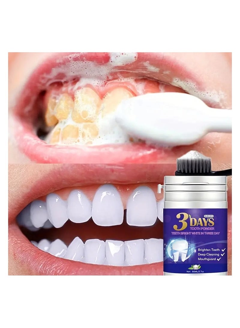Generic 3 Days Teeth Whitening Powder, Deep Clean Teeth Polishing Powder, Tea Coffee, Natural Teeth Whitener, Remove Stain, Keep Mouth Fresh  - Image 1