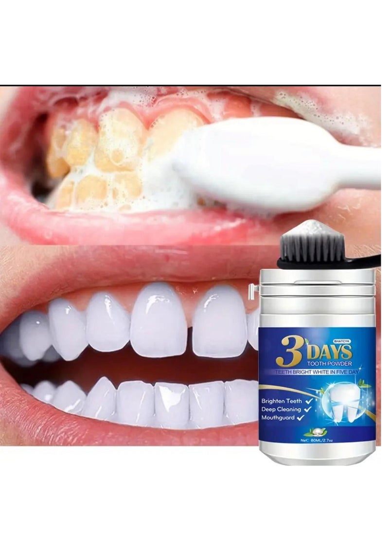 Generic 3 Days Teeth Whitening Powder, Deep Clean Teeth Polishing Powder, Tea Coffee, Natural Teeth Whitener, Remove Stain, Keep Mouth Fresh  - Image 4