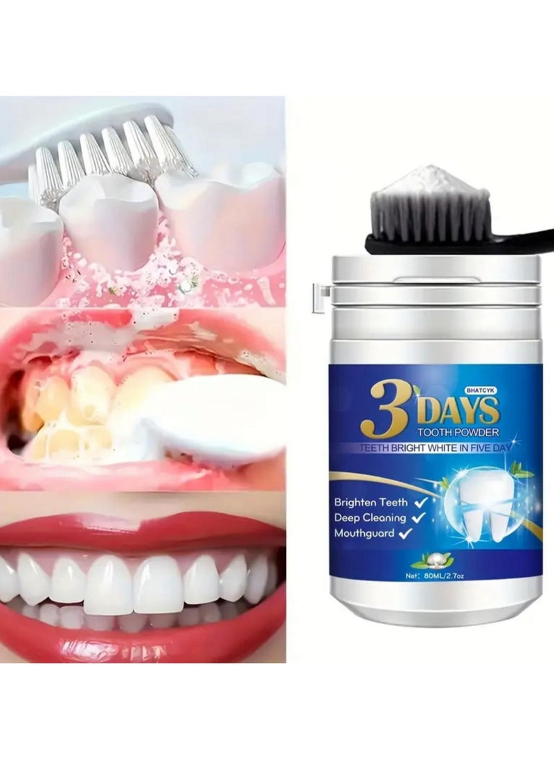 Generic 3 Days Teeth Whitening Powder, Deep Clean Teeth Polishing Powder, Tea Coffee, Natural Teeth Whitener, Remove Stain, Keep Mouth Fresh  - Image 3