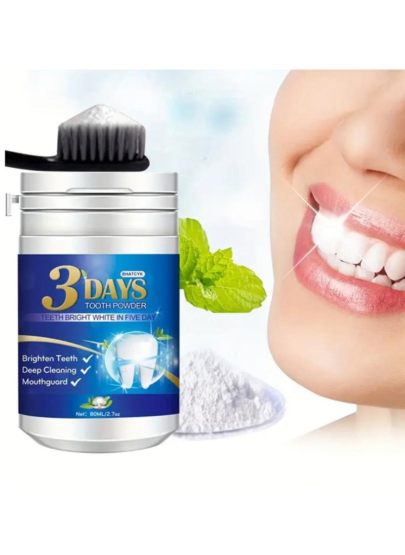 Generic 3 Days Teeth Whitening Powder, Deep Clean Teeth Polishing Powder, Tea Coffee, Natural Teeth Whitener, Remove Stain, Keep Mouth Fresh  - Image 2