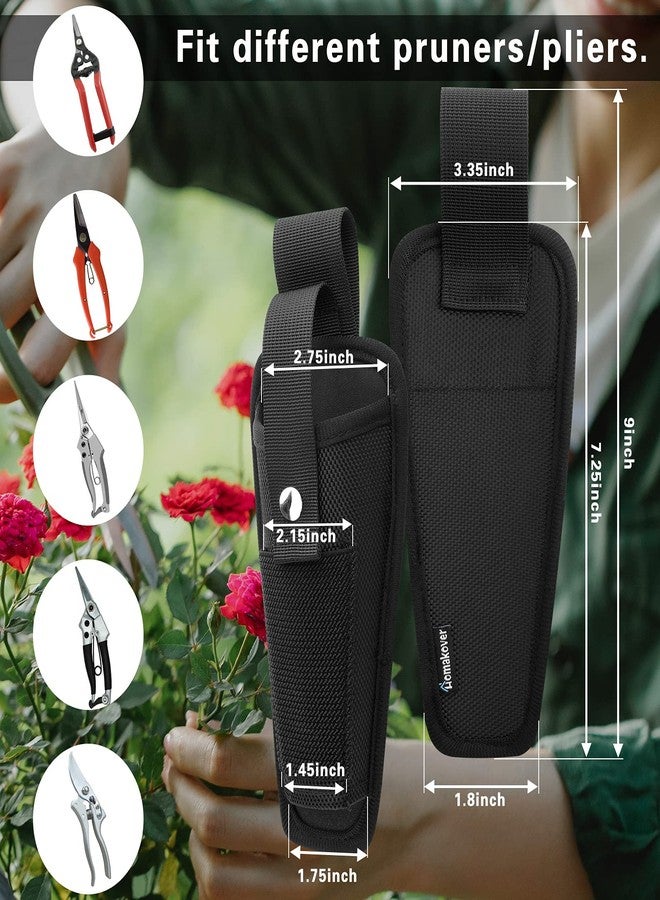 Homakover 1680D Sheath Pouch Holder Tool Pouch for Pruning Shears Pruner Pruning Shears Hanging for Garden Pruning Pliers Shears Scissors - Image 2