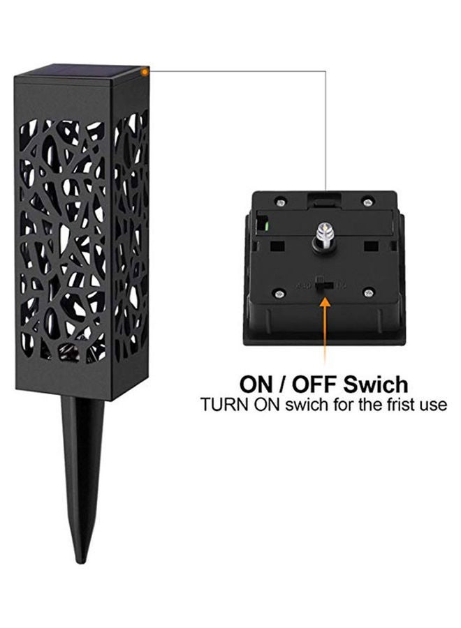 NIBEMINENT 6-Piece Outdoor LED Solar Garden Light Set White - Image 4