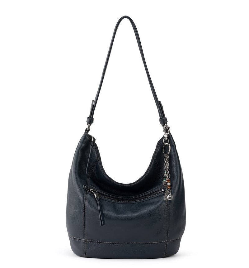 The Sak Sequoia Hobo Bag in Leather, Single Shoulder Strap, Indigo - Image 1