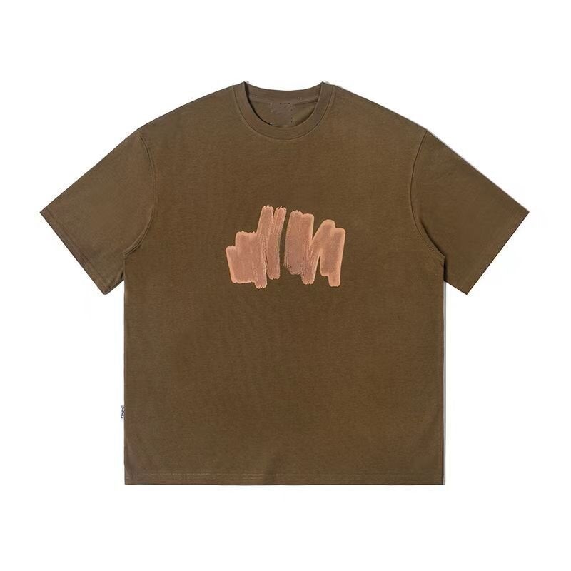 Men'S Short-Sleeved T-Shirt New National Fashion American Retro Loose Simple Leisure All-Match Half-Sleeved T-Shirt - Image 5
