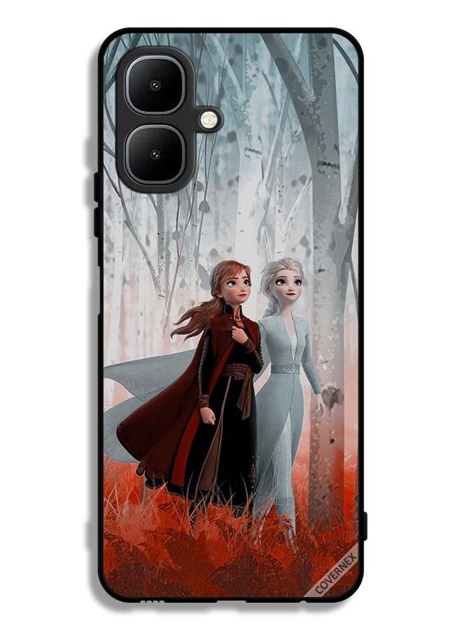 Covernex Tecno Pop 10 Protective Case Cover Frozen Sisters