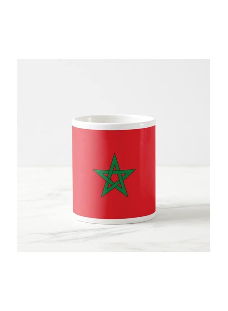 Morocco Sports Fans Printed Coffee Mugs For Moroccan Fans - Image 1