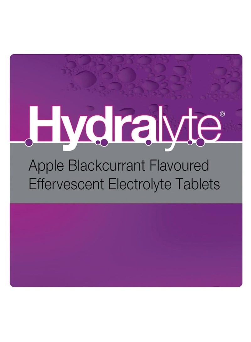 Hydralyte Twin Pack Electrolyte Effervescent Apple Blackcurrant Flavoured 40-Tablets - Image 2