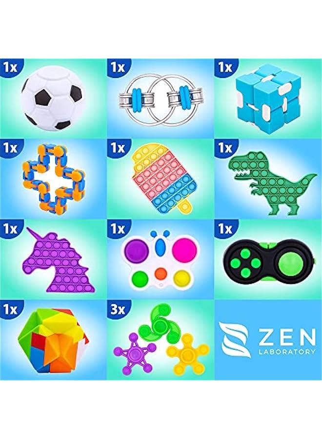 50 Pcs Fidget Toys Pack - Stocking Stuffers for Kids, Gifts for Kids, Party Favors - Adults Stress Relief Sensory Toy - ADHD Toys Bulk for Classroom Treasure Box Prizes - Pop Its - Image 2