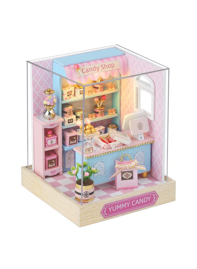 Bluejw Zhiqu House Happy One Pavilion Diy Handmade Assembled 3D Assembled Model Toy Cabin Toy Gift - Image 1