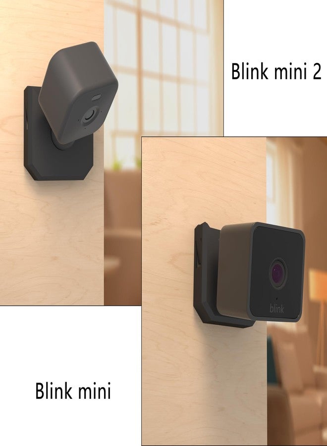 Zwolf Pack of 4 Wall Mount for Blink Camera Outdoor 4 / Blink Mini 2 / Mini, No-Drill Adhesive Installation (Black, 4 Pack) - Image 5