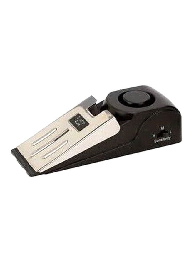 NIBEMINENT Wedge-Shaped Portable Door Alarm Black/Grey - Image 1