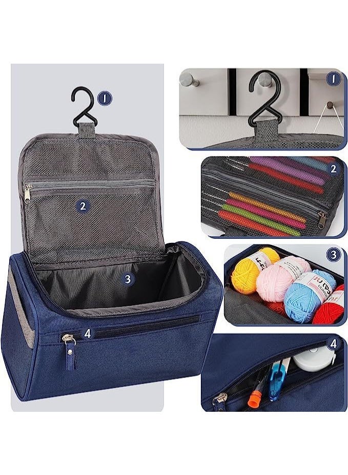 Bukela 46 Piece Crochet Hook and Yarn Set, Beginner Crochet Kit for Adults-Crochet Kits Includes Crochet Hooks Knitting Bag Crochet Yarn for Crocheting Instruction Knitting Kit Crochet Supplies Gift - Image 3