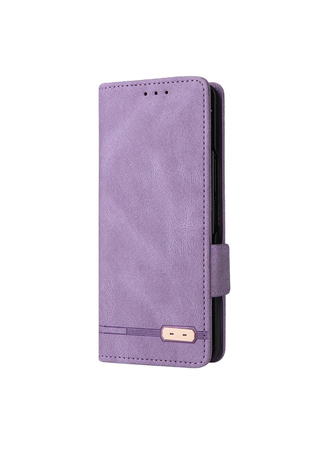 اس-توب جراب لهاتف Samsung Galaxy Z Fold3 5G بمشبك مغناطيسي من الجلد - Image 2