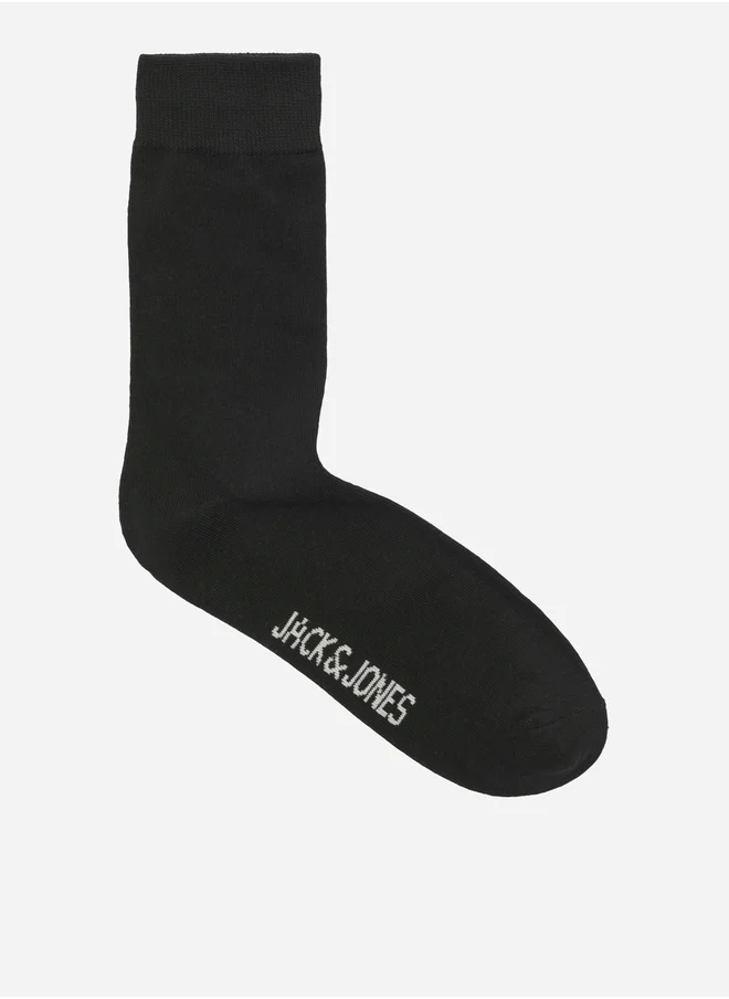 جاك اند جونز Set of 3 - Plain Crew Socks