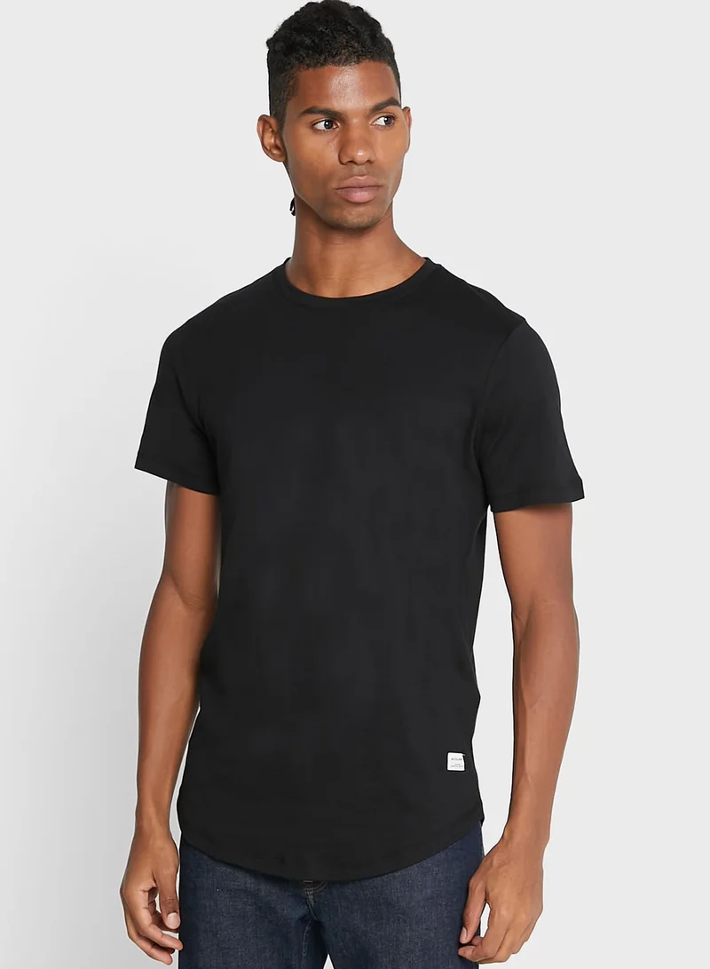 JACK & JONES 3 Pack Essential Crew Neck T-Shirt