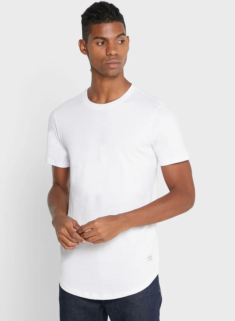 JACK & JONES 3 Pack Essential Crew Neck T-Shirt