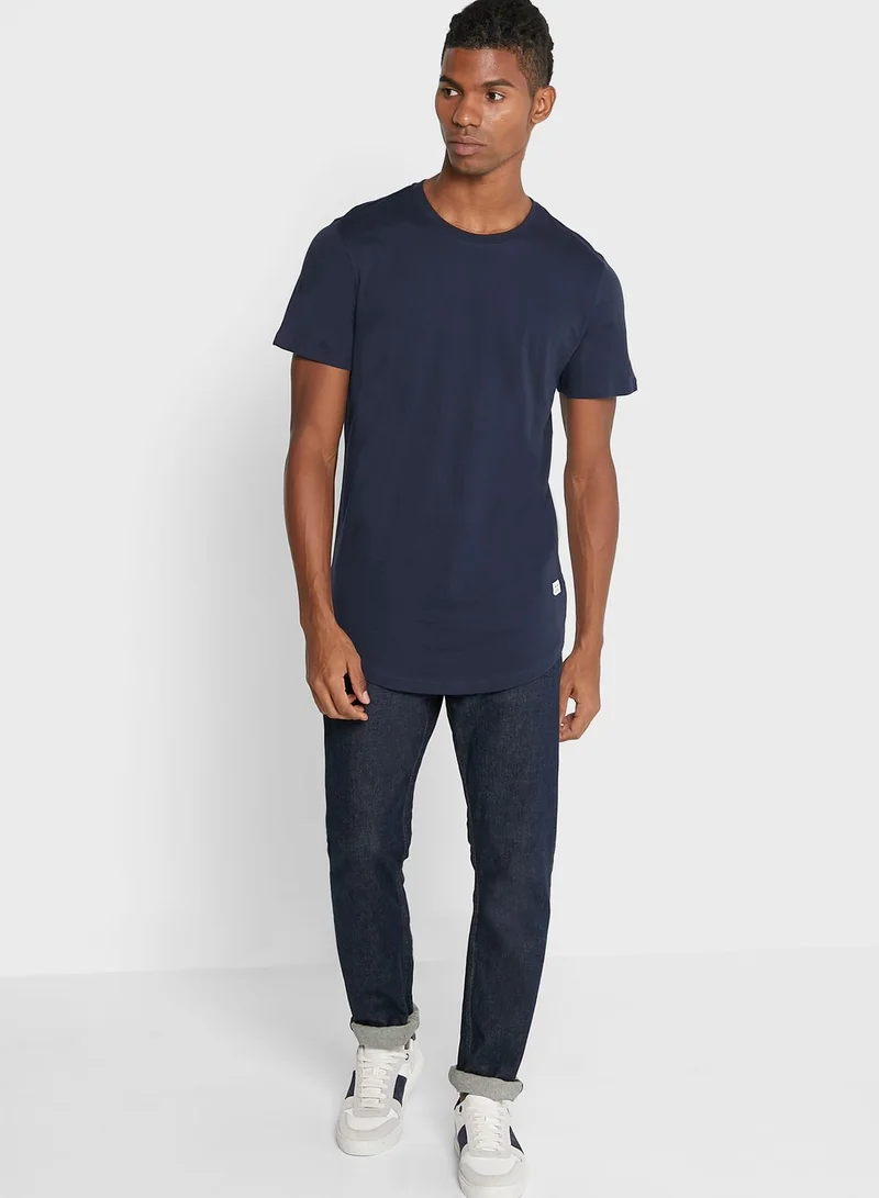 JACK & JONES 3 Pack Essential Crew Neck T-Shirt