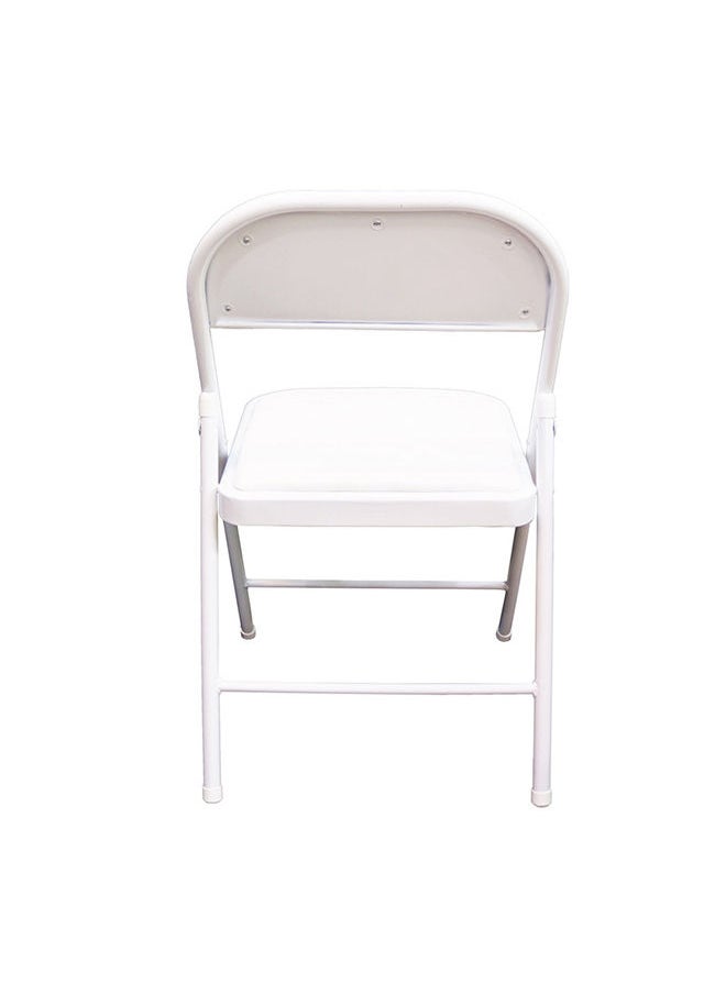 JILPHAR FURNITURE Jilphar Furniture Folding Metal Chair White-JP1046B  - Image 3