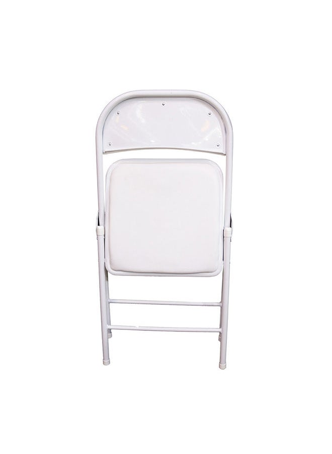 JILPHAR FURNITURE Jilphar Furniture Folding Metal Chair White-JP1046B  - Image 4
