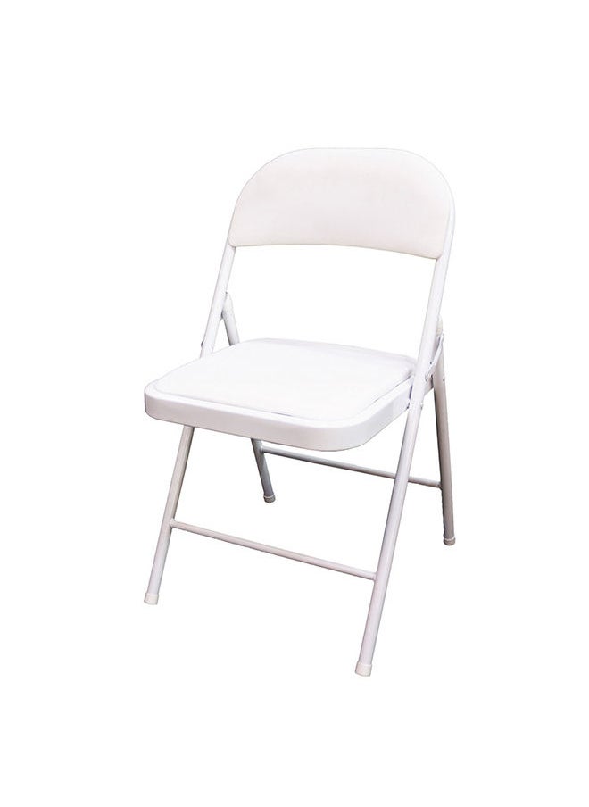 JILPHAR FURNITURE Jilphar Furniture Folding Metal Chair White-JP1046B  - Image 1