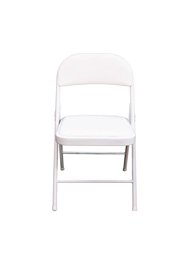 JILPHAR FURNITURE Jilphar Furniture Folding Metal Chair White-JP1046B  - Image 2