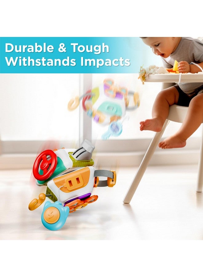 أي ليرن مكعب لوح الأطفال المشغول، ألعاب حسية من مونتيسوري للأطفال من سن 1 إلى 3 سنوات، لعبة سفر طائرة لمقعد السيارة للأطفال، أنشطة تعليمية تعليمية، هدية عيد ميلاد للأطفال من سن 6 إلى 9 سنوات و12 إلى 18 شهرًا و1 إلى 2 سنة وطفلة - Image 5