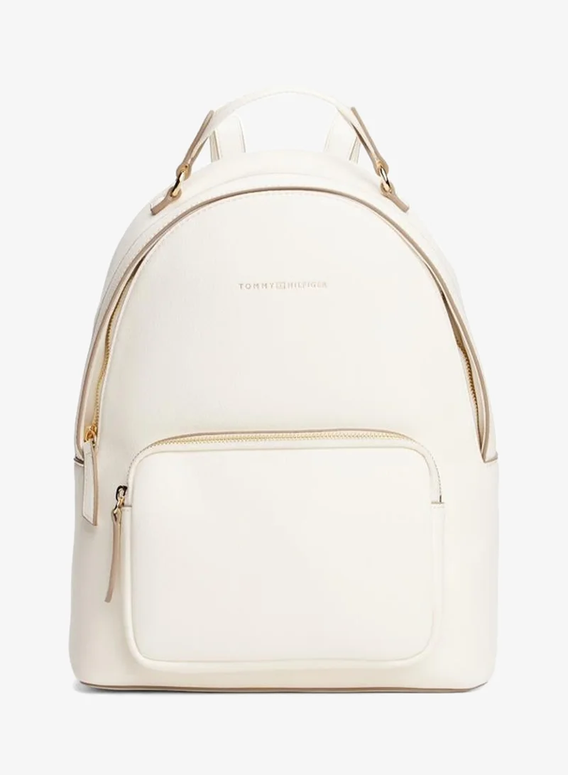 TOMMY HILFIGER Logo Detail Zip Through Backpack
